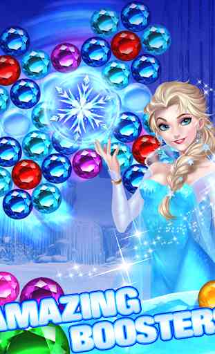 Tiratore di bolla di regina del ghiaccio gioco 3