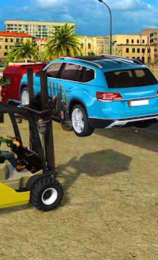 trasporto auto con escavatore: simulatore carrelli 3
