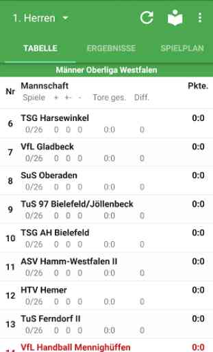 VfL Handball Mennighüffen 1