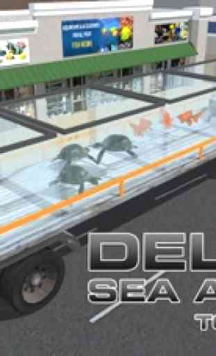 camion trasportatore 3D mare animale - Ultimate Driving & parcheggio simulatore del gioco 3