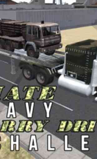 esercito camion carico simulatore 3D - ultimo camion di guida e di parcheggio gioco di simulazione 1