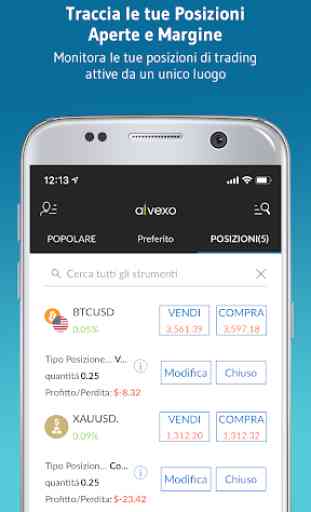 Alvexo: App di trading per CFD su Forex e Titol 3