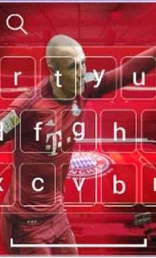 Arjen Robben Theme Keyboard 4