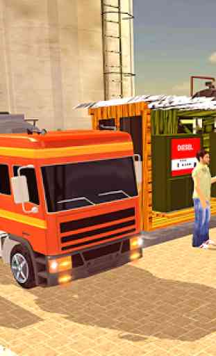 Autista di camion petroliera sim - transporter 1
