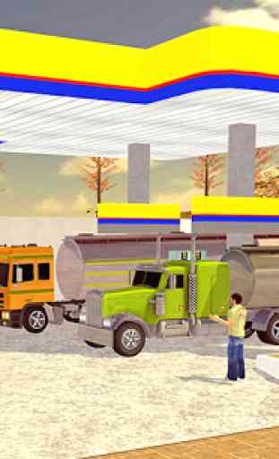 Autista di camion petroliera sim - transporter 4