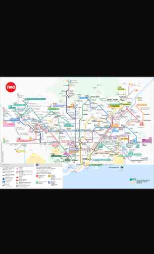 Barcelona Metro & Rail Map 1