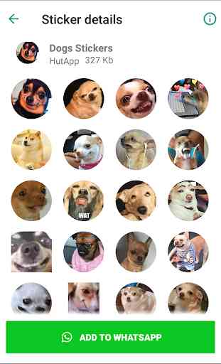 Best Dog Stickers for WhatsApp WAStickerApps 1