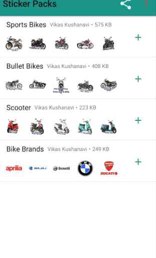 Bike Stickers for Whatsapp 1