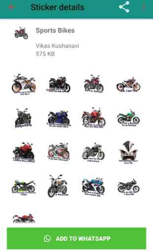 Bike Stickers for Whatsapp 3