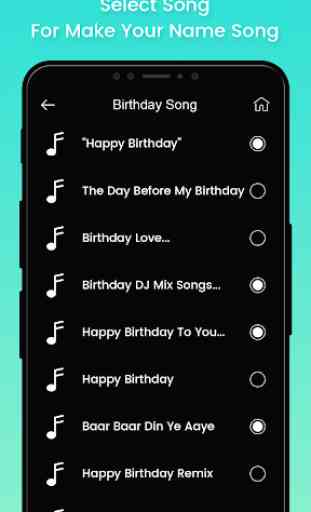 Birthday song with name 3