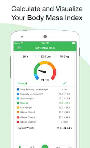 BMI Calculator - Weight Tracker - Body Fat Percent 1