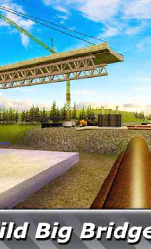 Bridge Building: Construction Machines Simulator 1