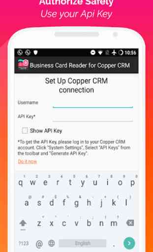 Business Card Reader for Copper CRM 2