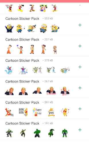 Cartoon Stickers for Whatsapp - WAStickerApps 2