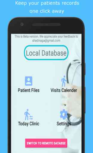 ClinicMD: Patients, Visits, Incom call patient ID 1
