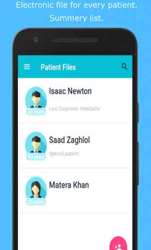 ClinicMD: Patients, Visits, Incom call patient ID 3