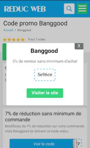 Code de remise Banggood - Banggood coupon code 2