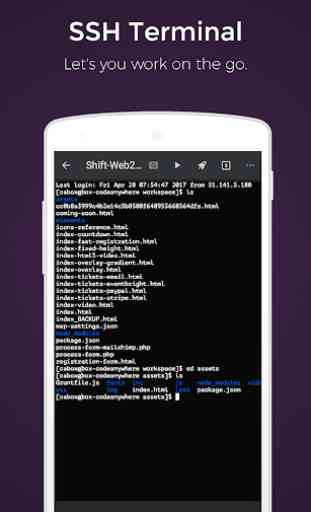 Codeanywhere - IDE, Code Editor, SSH, FTP, HTML 2