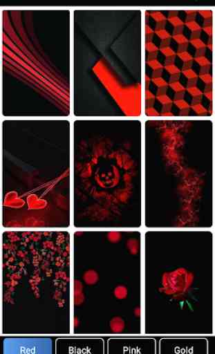 Colorful Wallpaper - Black, Red, Pink Wallpaper... 1