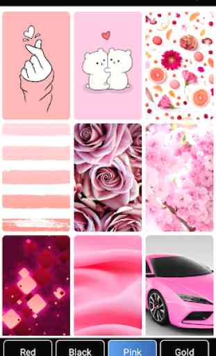 Colorful Wallpaper - Black, Red, Pink Wallpaper... 3
