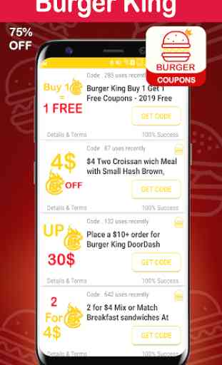 Coupons For Burger King - Promo Code Smart Food  2