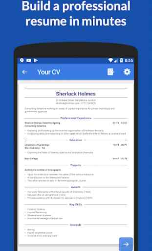 CV Engineer: Resume Builder App, Free PDF CV Maker 1