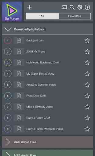 Da Player - Video and live stream player 1