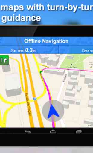 disconnesso navigazione guida & GPS rotta mappe 3
