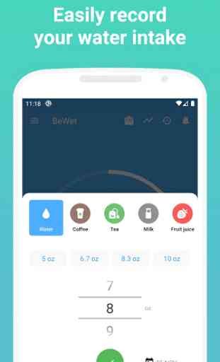 Drink Water Reminder and Hydration Tracker - BeWet 3
