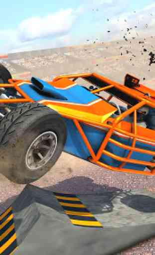 Dune Buggy Car Crash Stunts : Demolition Derby 1