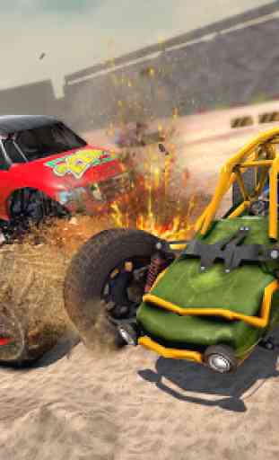 Dune Buggy Car Crash Stunts : Demolition Derby 2