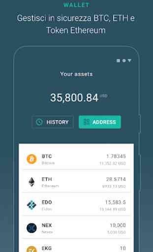 Eidoo: Bitcoin and Ethereum Wallet and Exchange 2