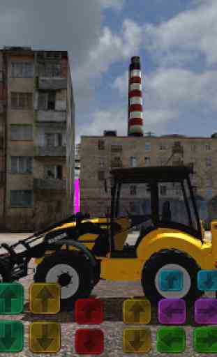 Escavatore simulatore terna caricatore dozer gioco 2
