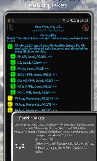 eWeather HDF: meteo, terremoti, qualità dell'aria 3