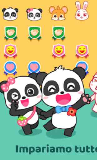 Famiglia e amici di baby Panda 1