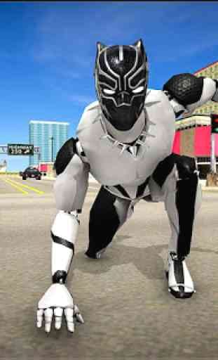 Flying Panther Robot Hero City Crime Fighter 1