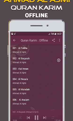 Full Quran ahmad al ajmi Offline 2