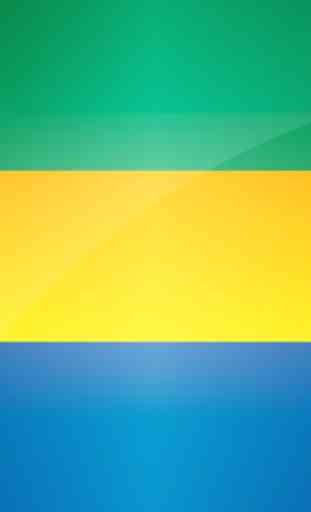 Gabon Flag Wallpaper 4