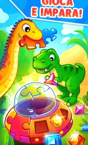 Giochi di Dinosauro per bambini piccoli da 3 anni 2