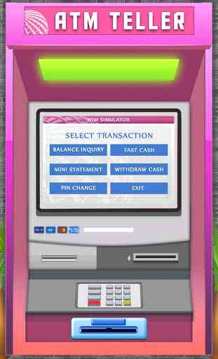Gioco per bambini di Virtual ATM Simulator Bank 2