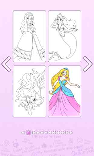 Girls Coloring Book - Color by Number for Girls 3