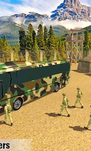 Guida il trasporto degli autobus Soldato 2019 1