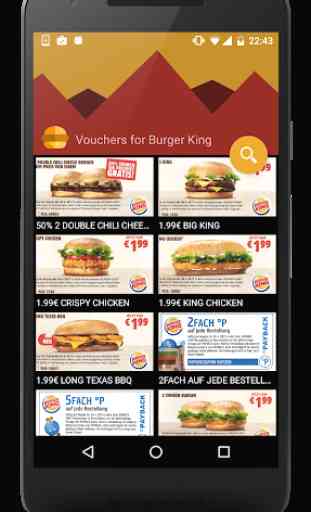 Gutscheine für Burger King gültig bis zum 31. März 1