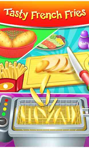 Happy Kids Meal Maker - Burger Cooking Game 3