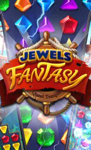 Jewels Fantasy : Quest Temple Match 3 Puzzle 2