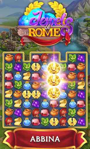 Jewels of Rome: Gioco con abbinamento di gemme 1
