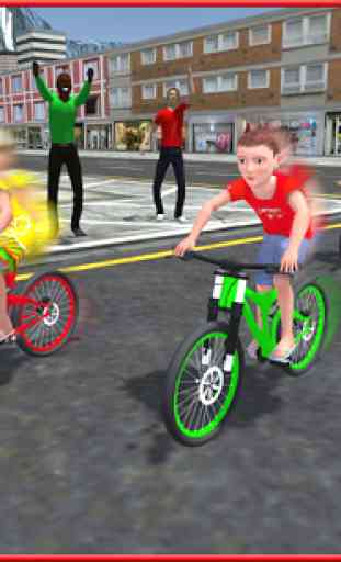 Kids Bicycle Rider Street Race 2