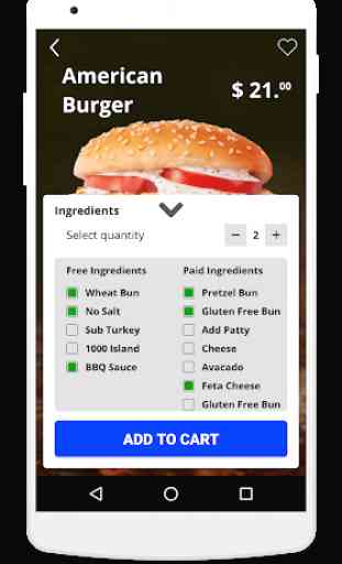 King Burger delivery app 2