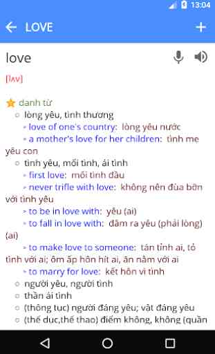 Lingoes - English Vietnamese Offline Dictionary 2