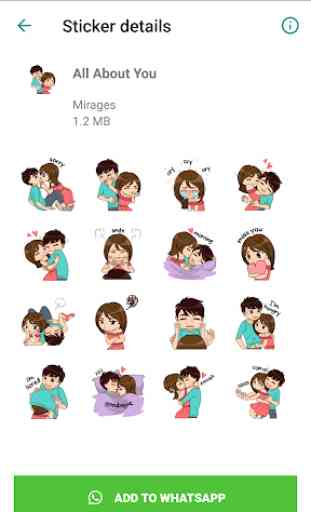 Love Story Stickers - WAStickerApps 3
